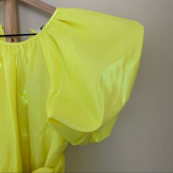 Christopher John Rogers Puff Sleeve Volume Dress - Picture 11 of 12